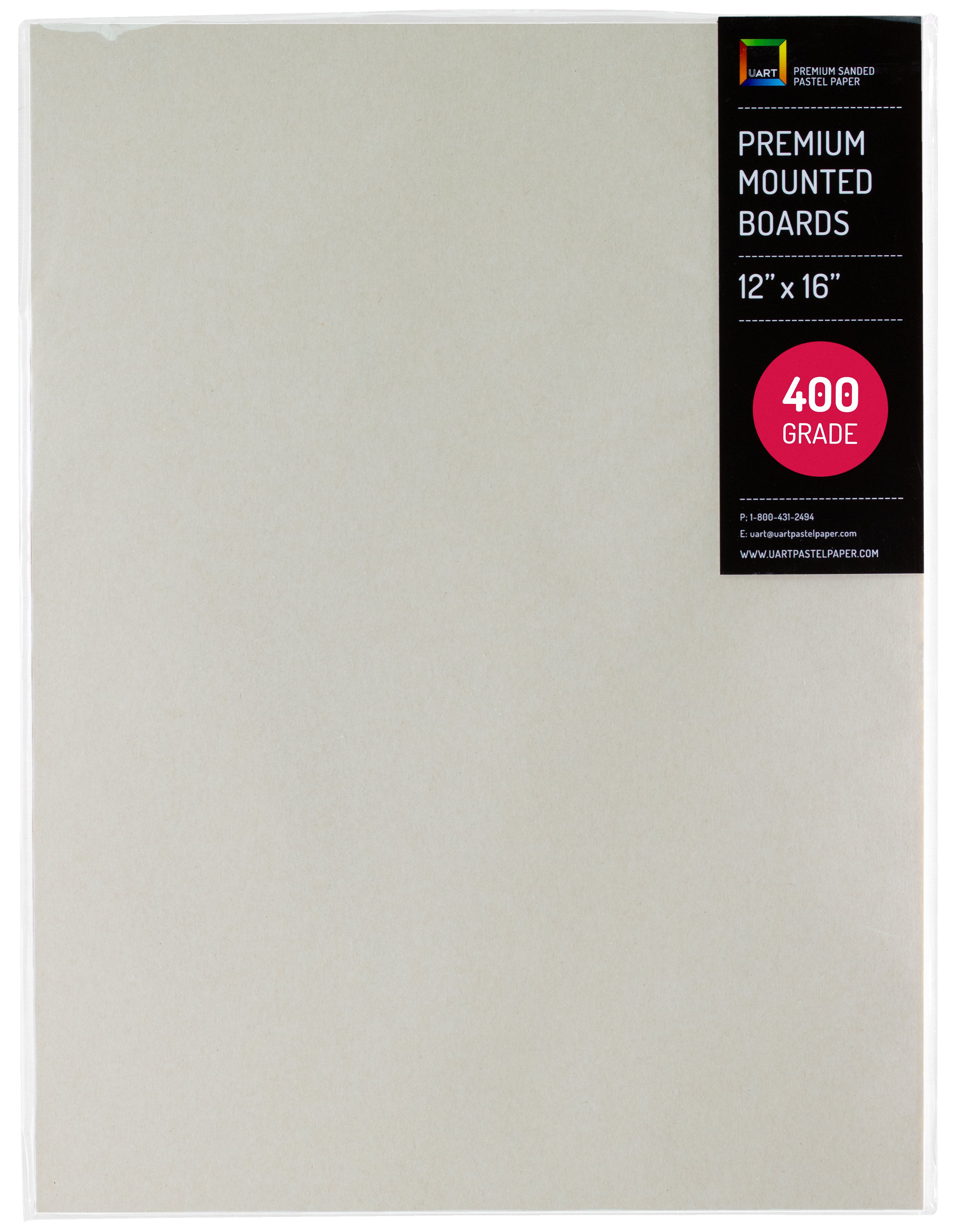Premium Sanded Pastel Paper Mounted Board