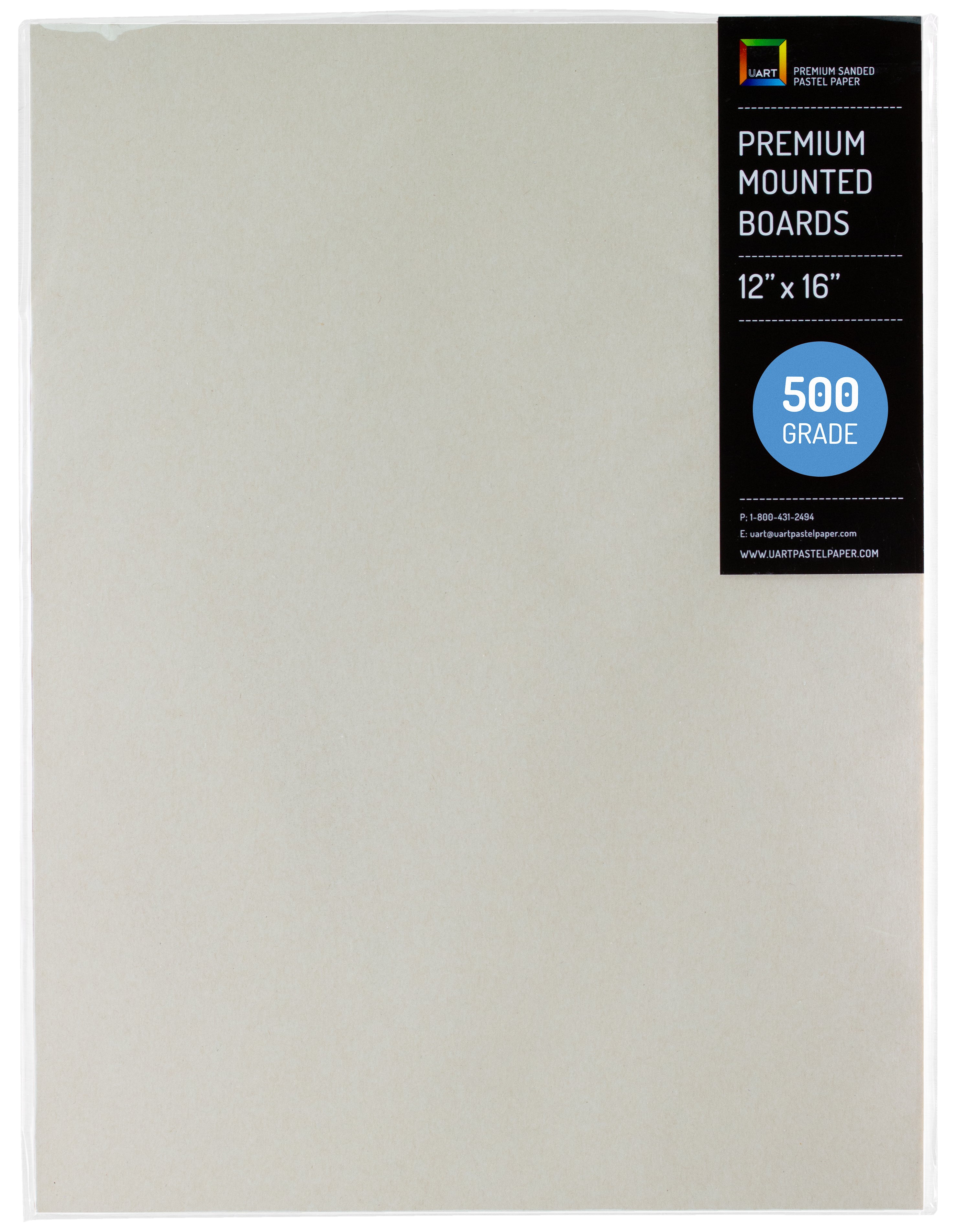 Premium Sanded Pastel Paper Mounted Board