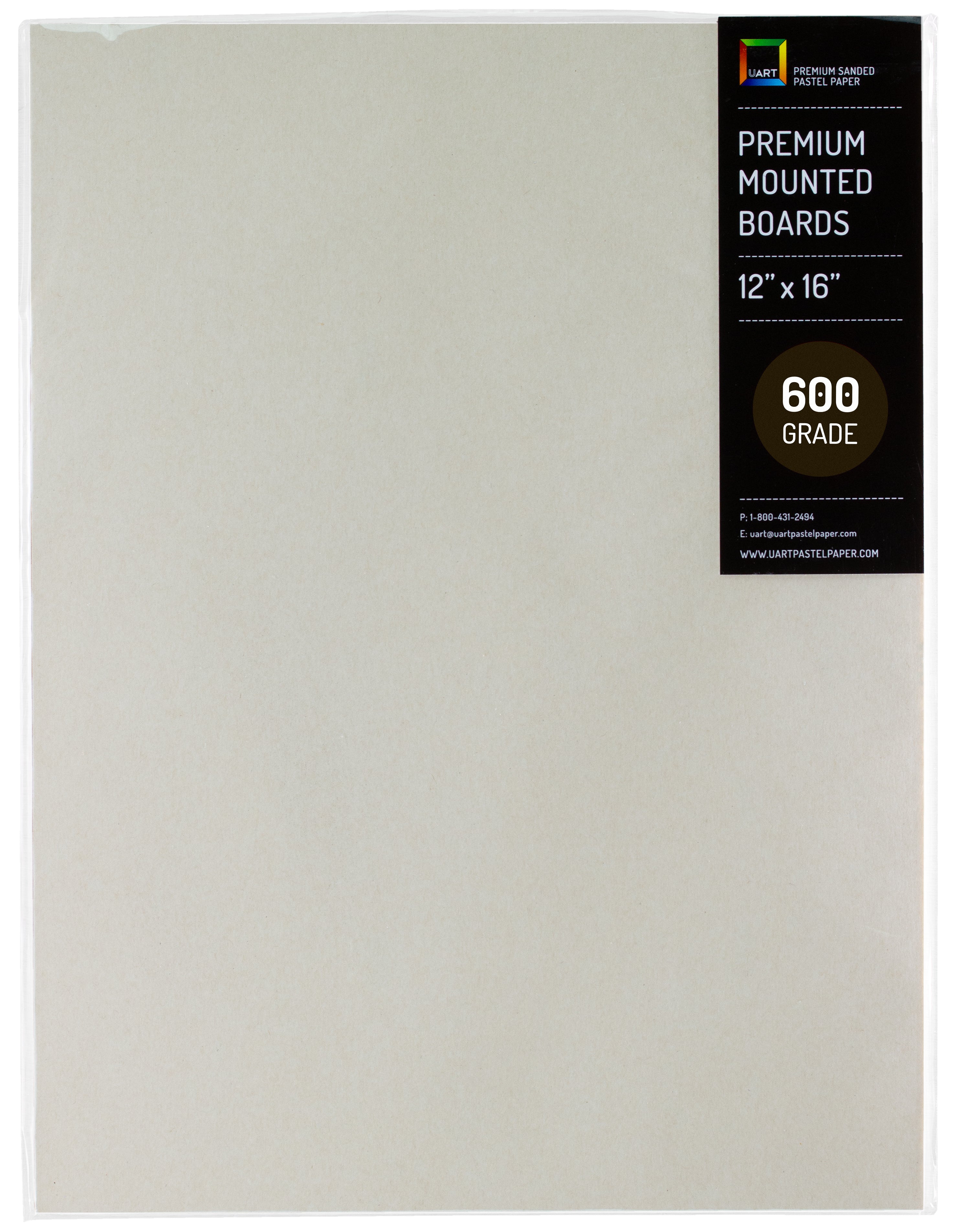 Premium Sanded Pastel Paper Mounted Board