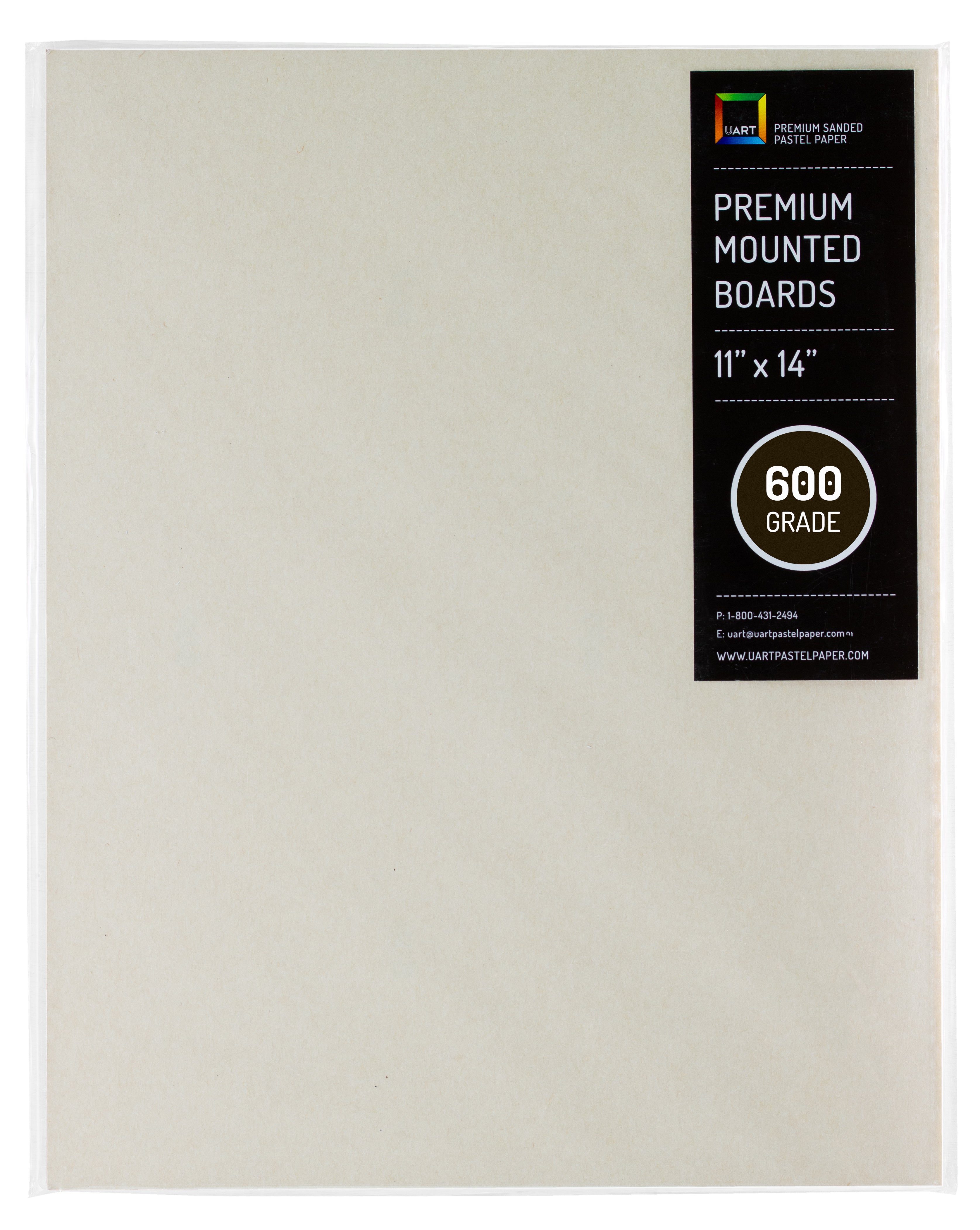 Premium Sanded Pastel Paper Mounted Board