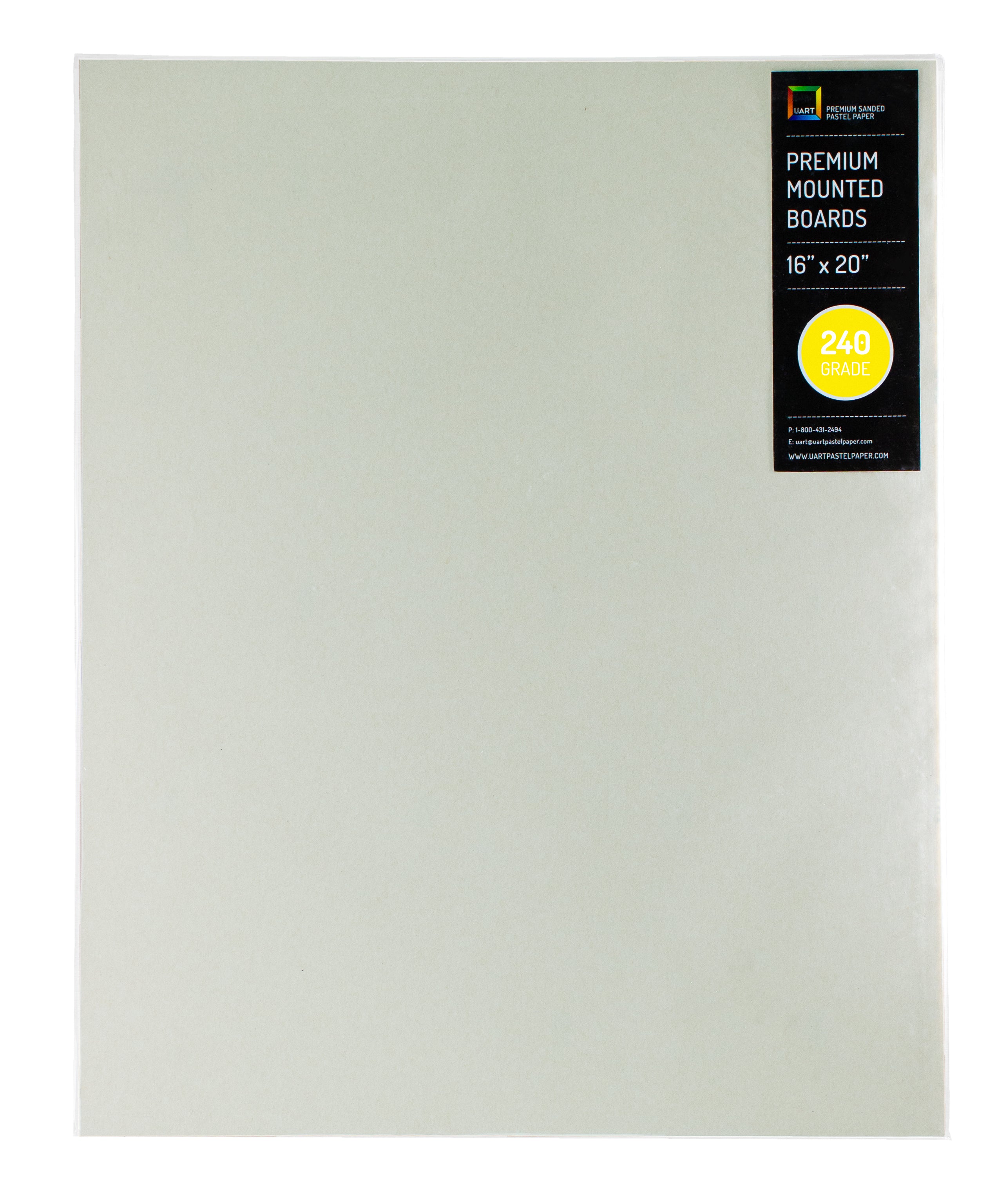 Premium Sanded Pastel Paper Mounted Board