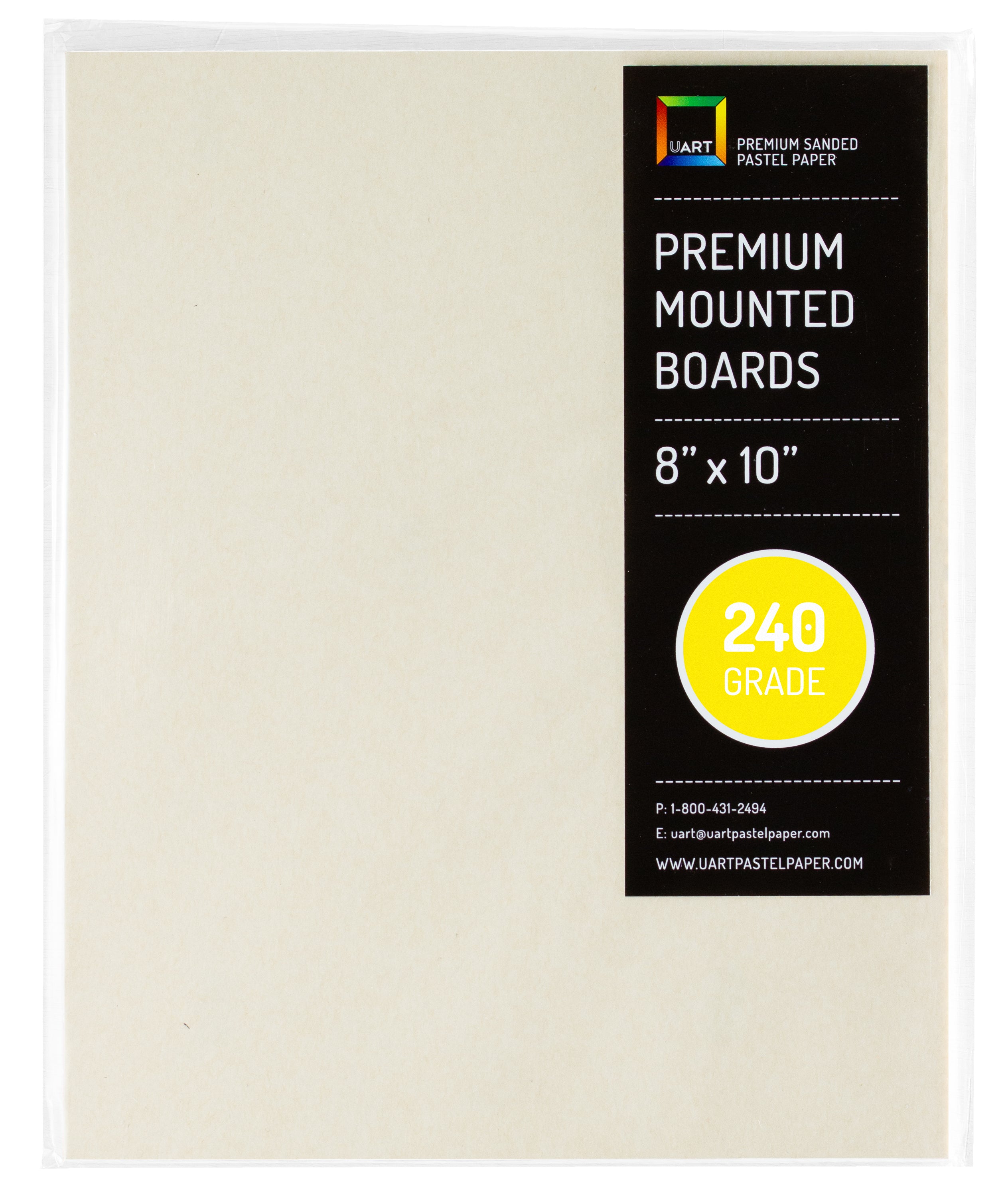 Premium Sanded Pastel Paper Mounted Board