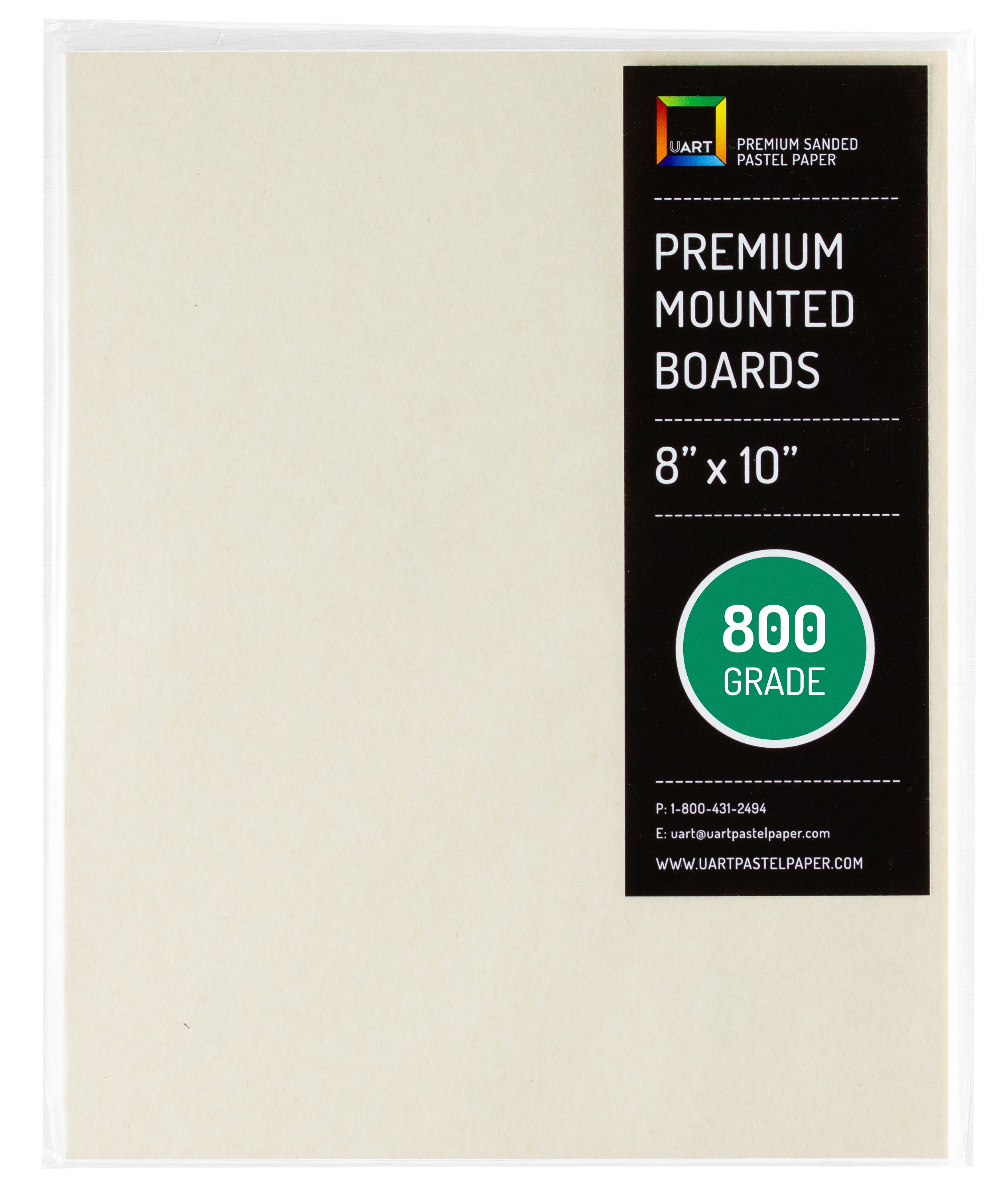 Premium Sanded Pastel Paper Mounted Board