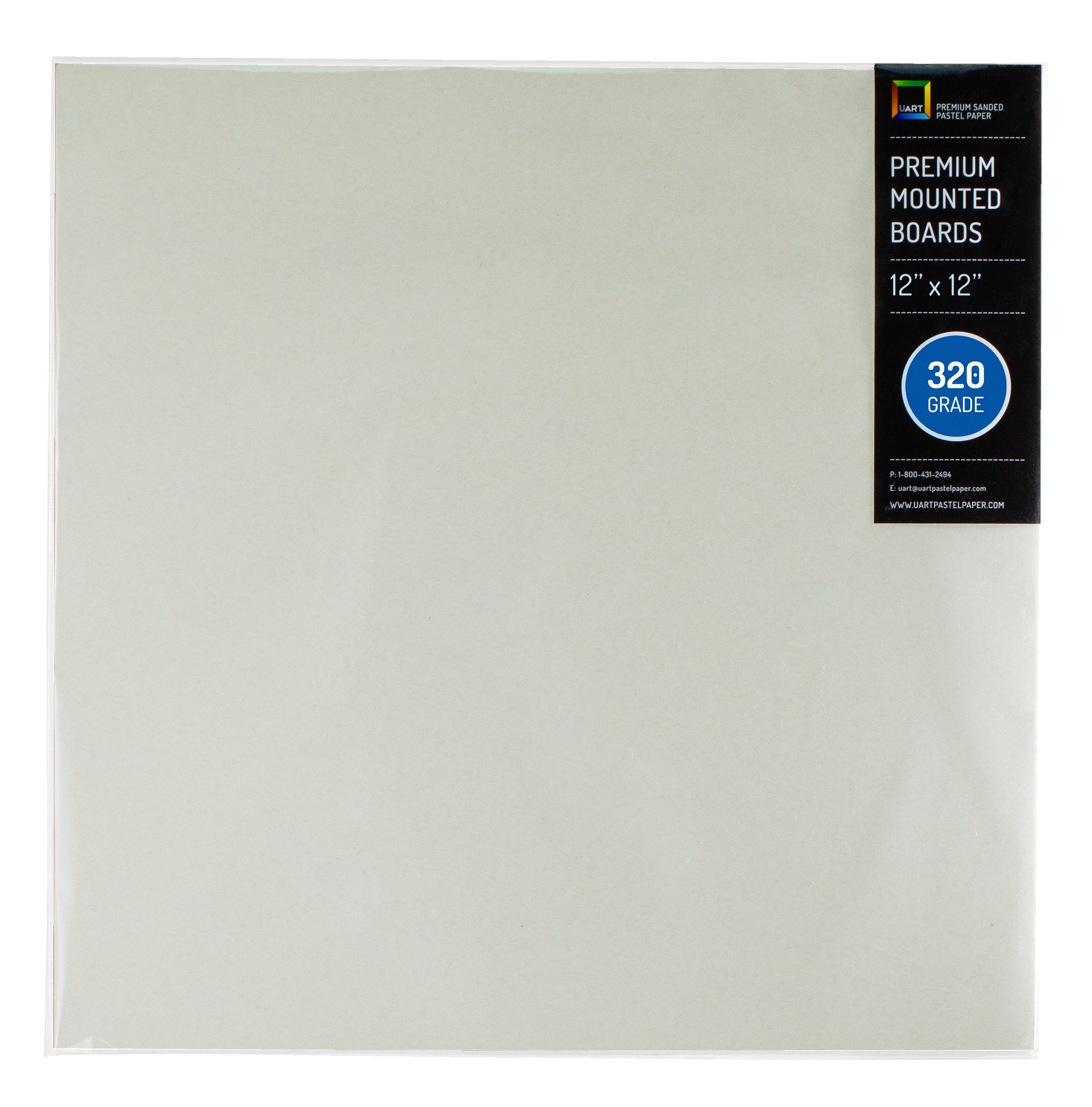 Premium Sanded Pastel Paper Mounted Board