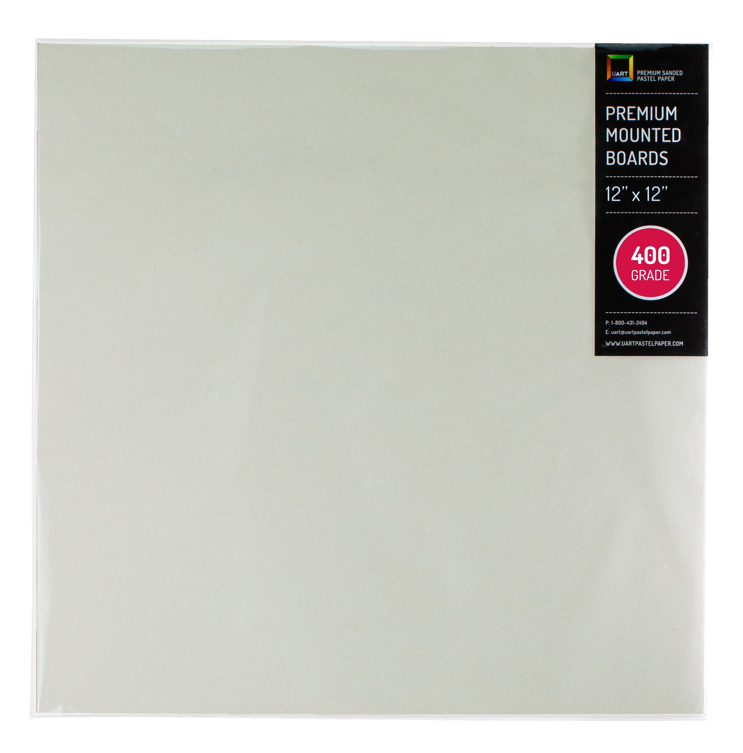 Premium Sanded Pastel Paper Mounted Board