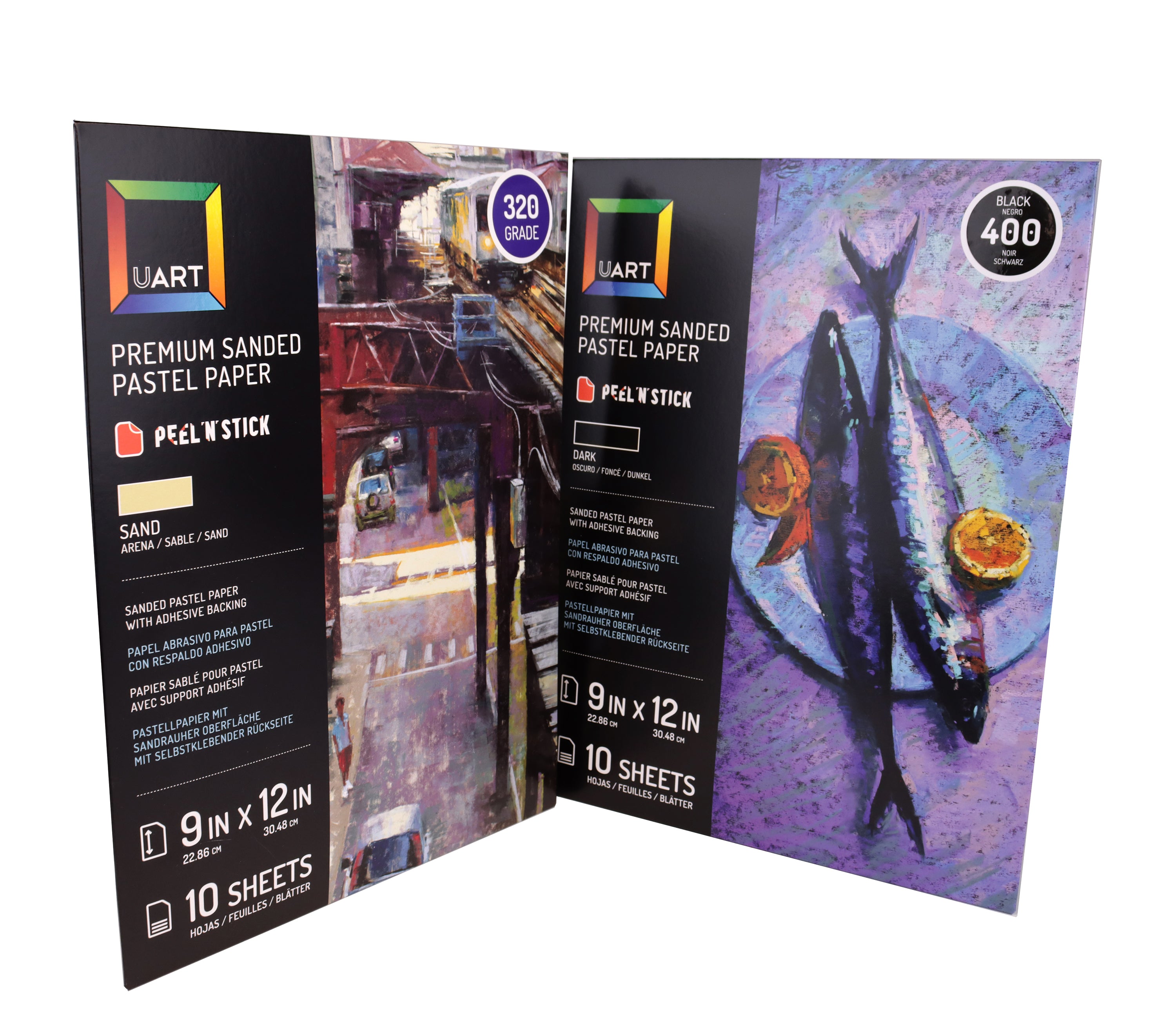 Premium Sanded Pastel Paper Peel 'N' Stick Sheets