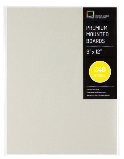 Premium Sanded Pastel Paper Mounted Board