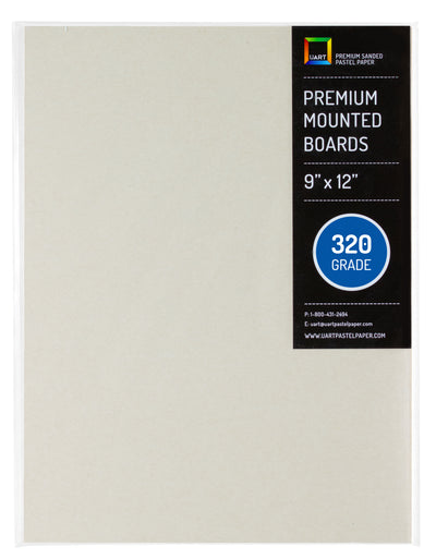 Premium Sanded Pastel Paper Mounted Board