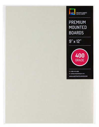 Premium Sanded Pastel Paper Mounted Board