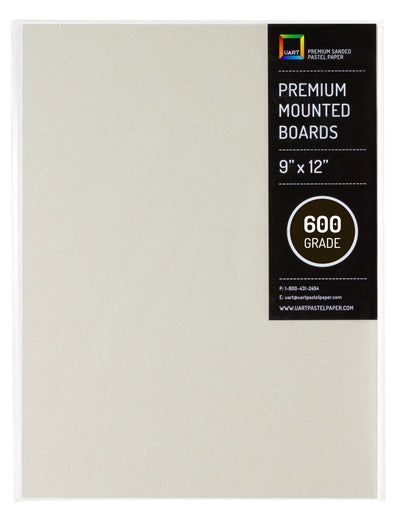Premium Sanded Pastel Paper Mounted Board
