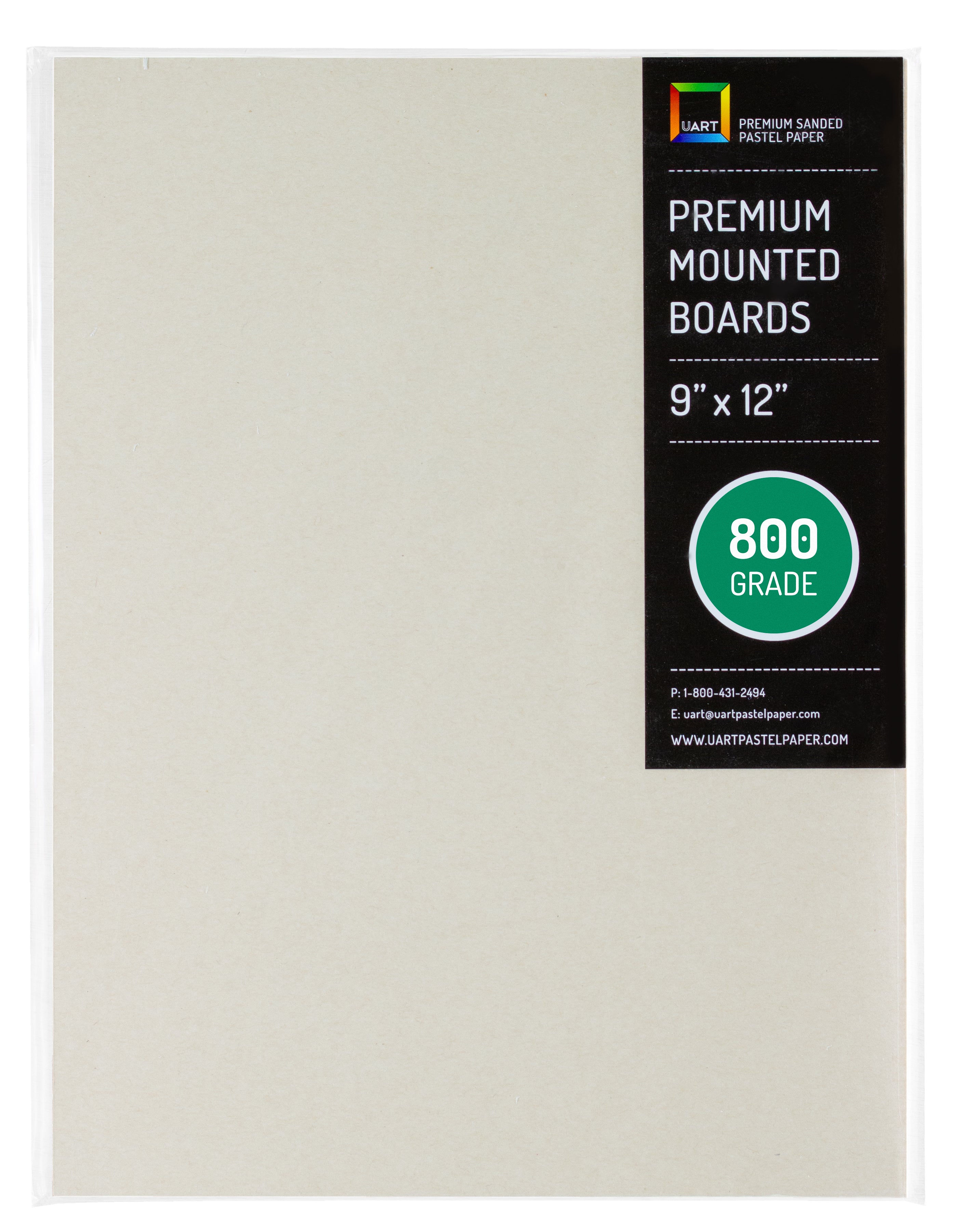 Premium Sanded Pastel Paper Mounted Board
