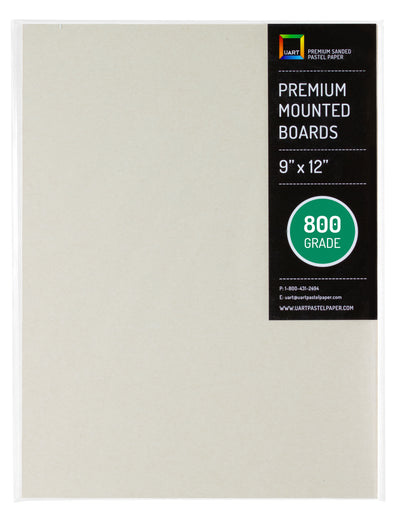 Premium Sanded Pastel Paper Mounted Board
