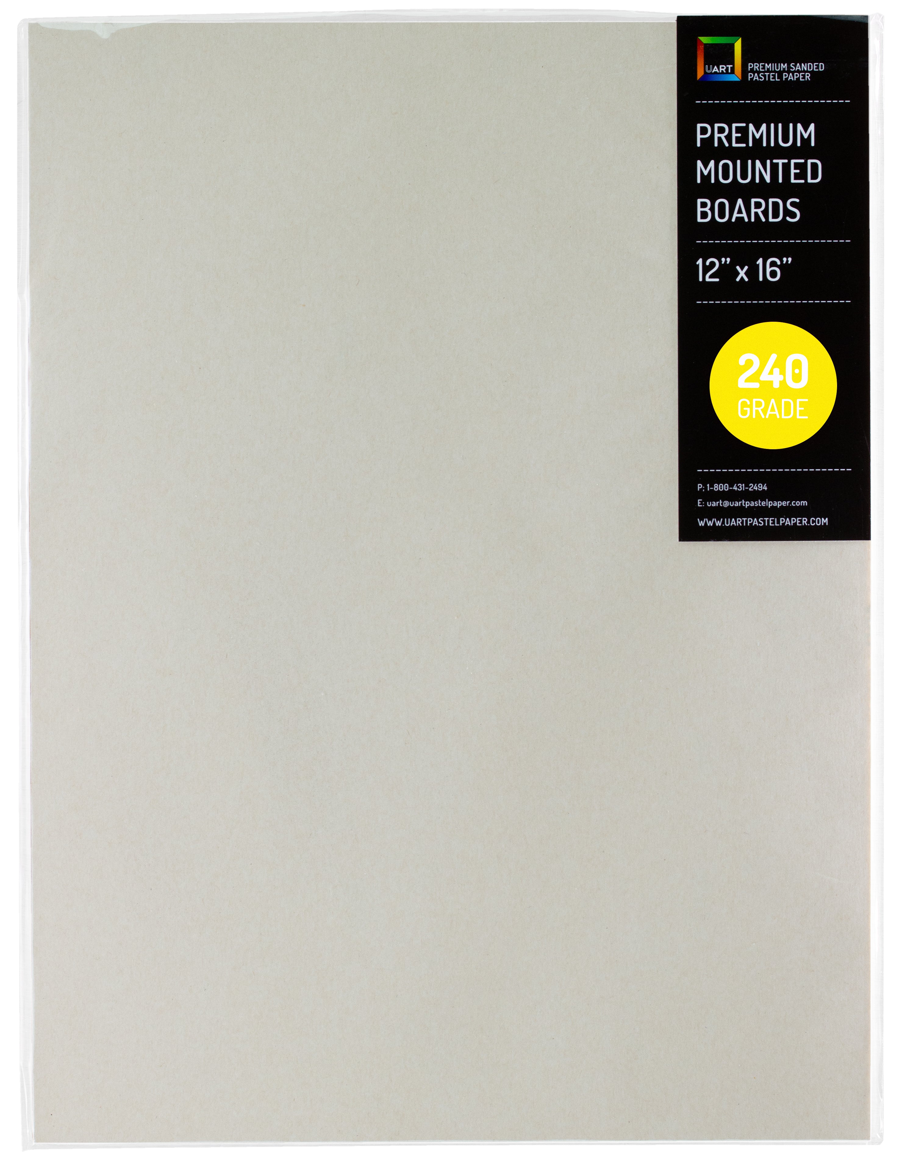 Premium Sanded Pastel Paper Mounted Board