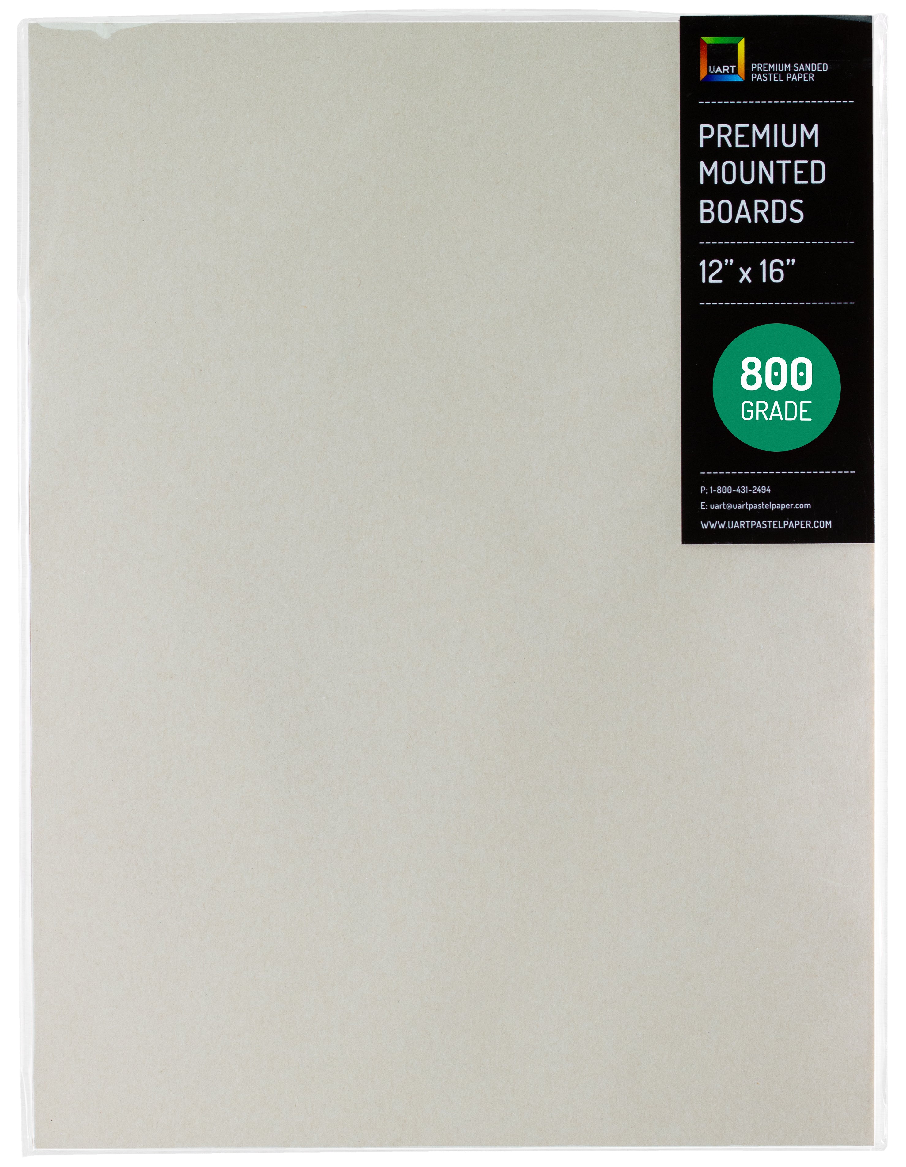 Premium Sanded Pastel Paper Mounted Board
