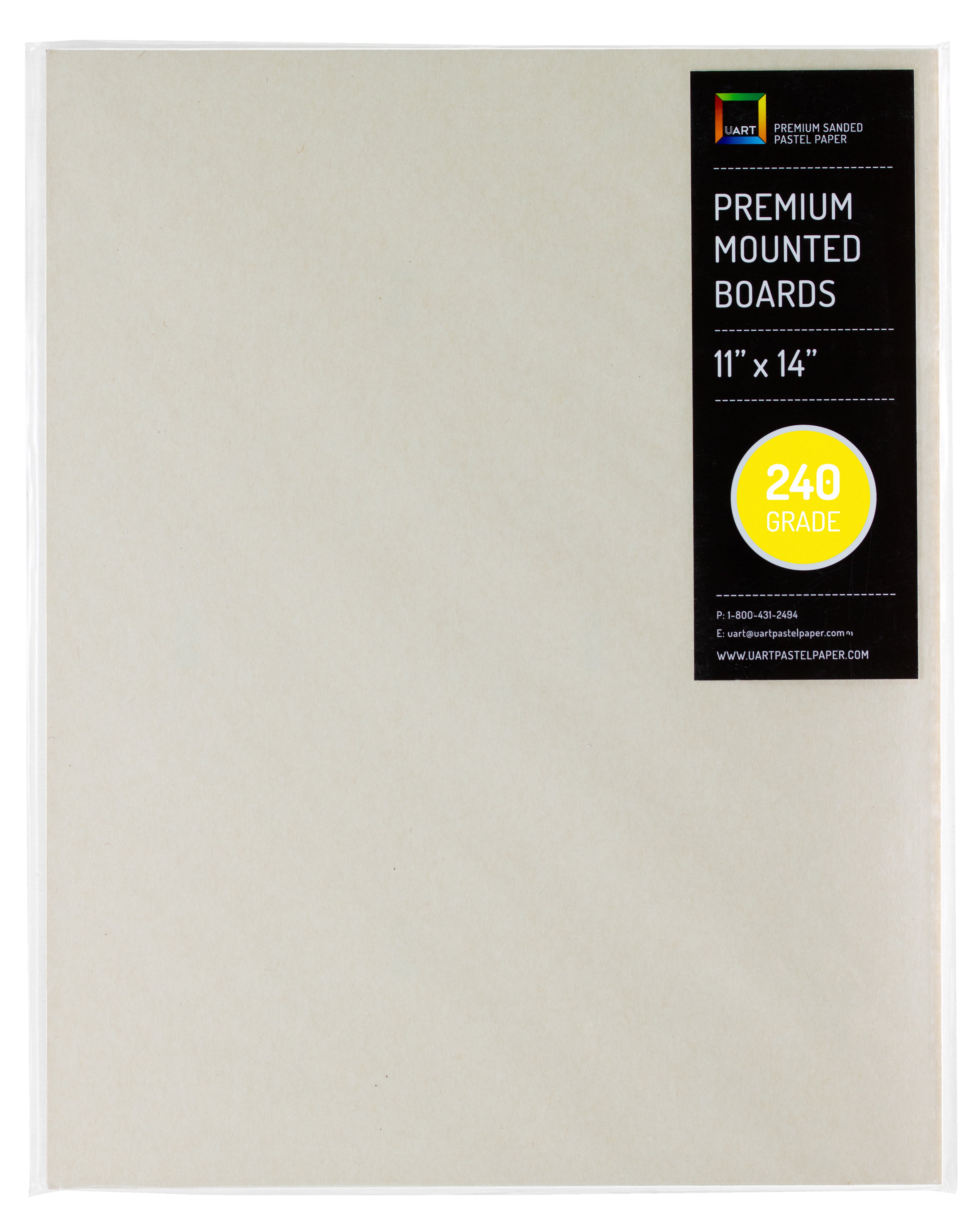 Premium Sanded Pastel Paper Mounted Board