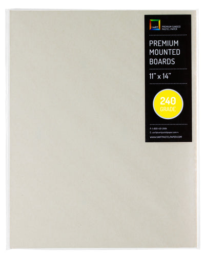 Premium Sanded Pastel Paper Mounted Board