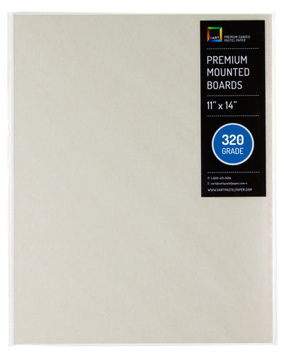 Premium Sanded Pastel Paper Mounted Board