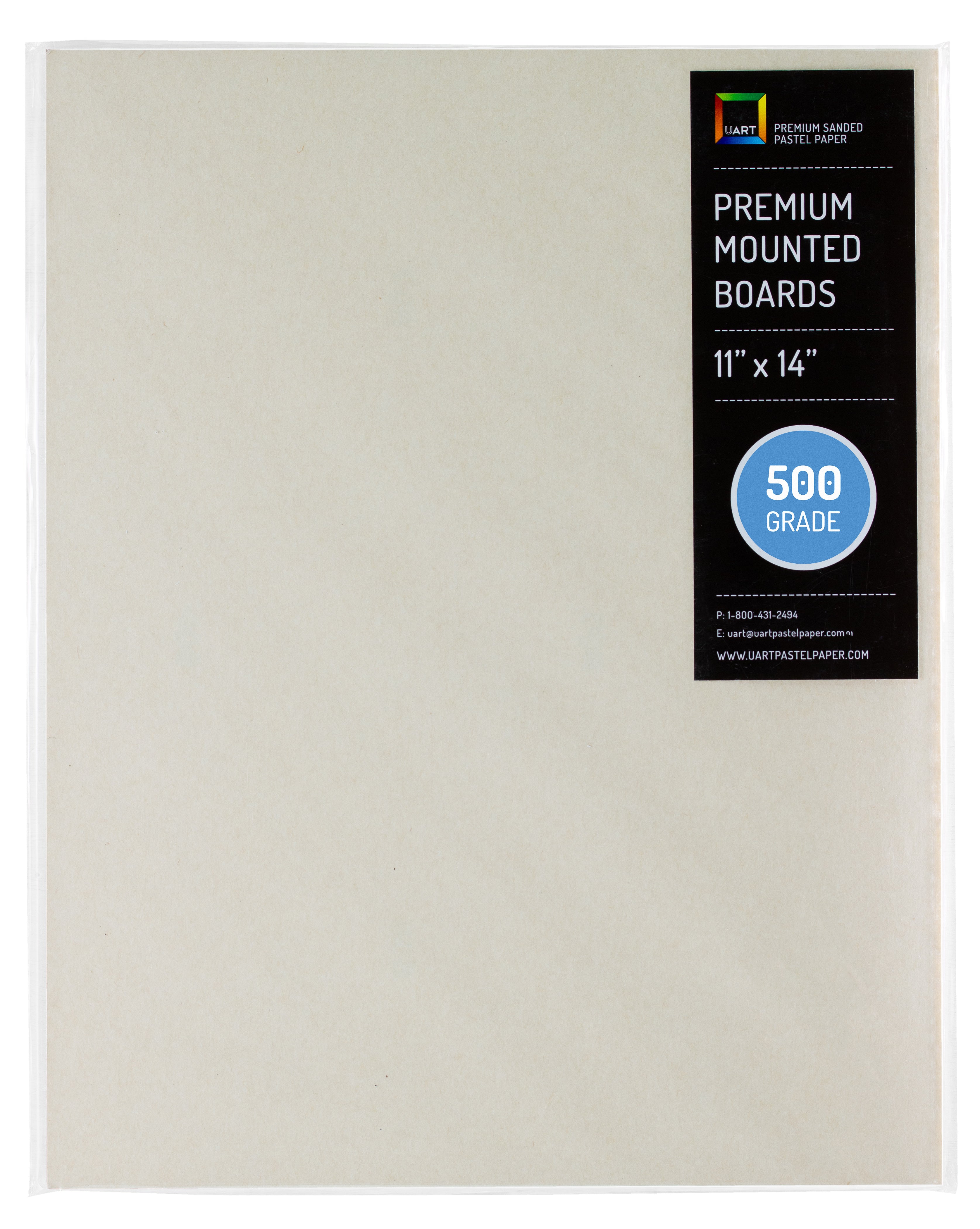 Premium Sanded Pastel Paper Mounted Board