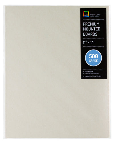 Premium Sanded Pastel Paper Mounted Board
