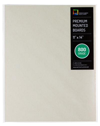 Premium Sanded Pastel Paper Mounted Board