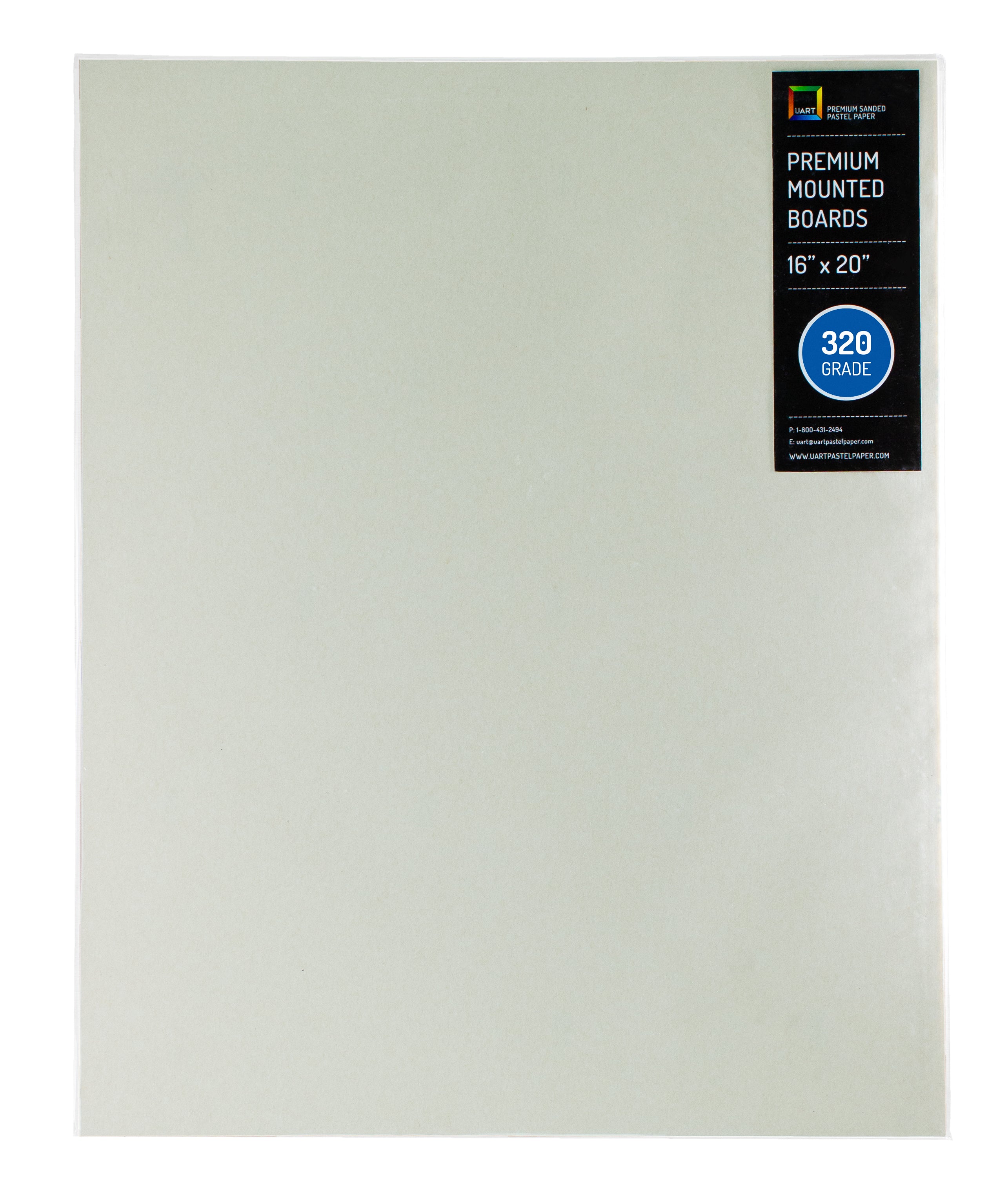 Premium Sanded Pastel Paper Mounted Board