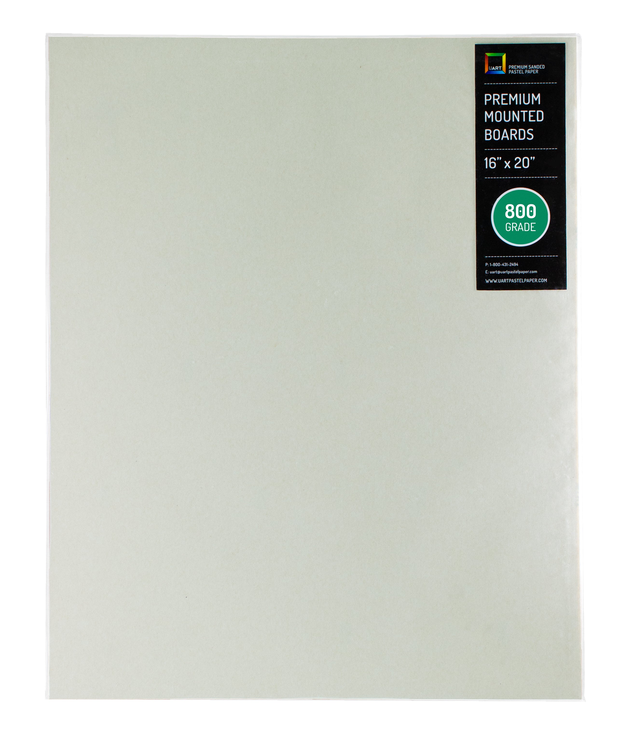 Premium Sanded Pastel Paper Mounted Board