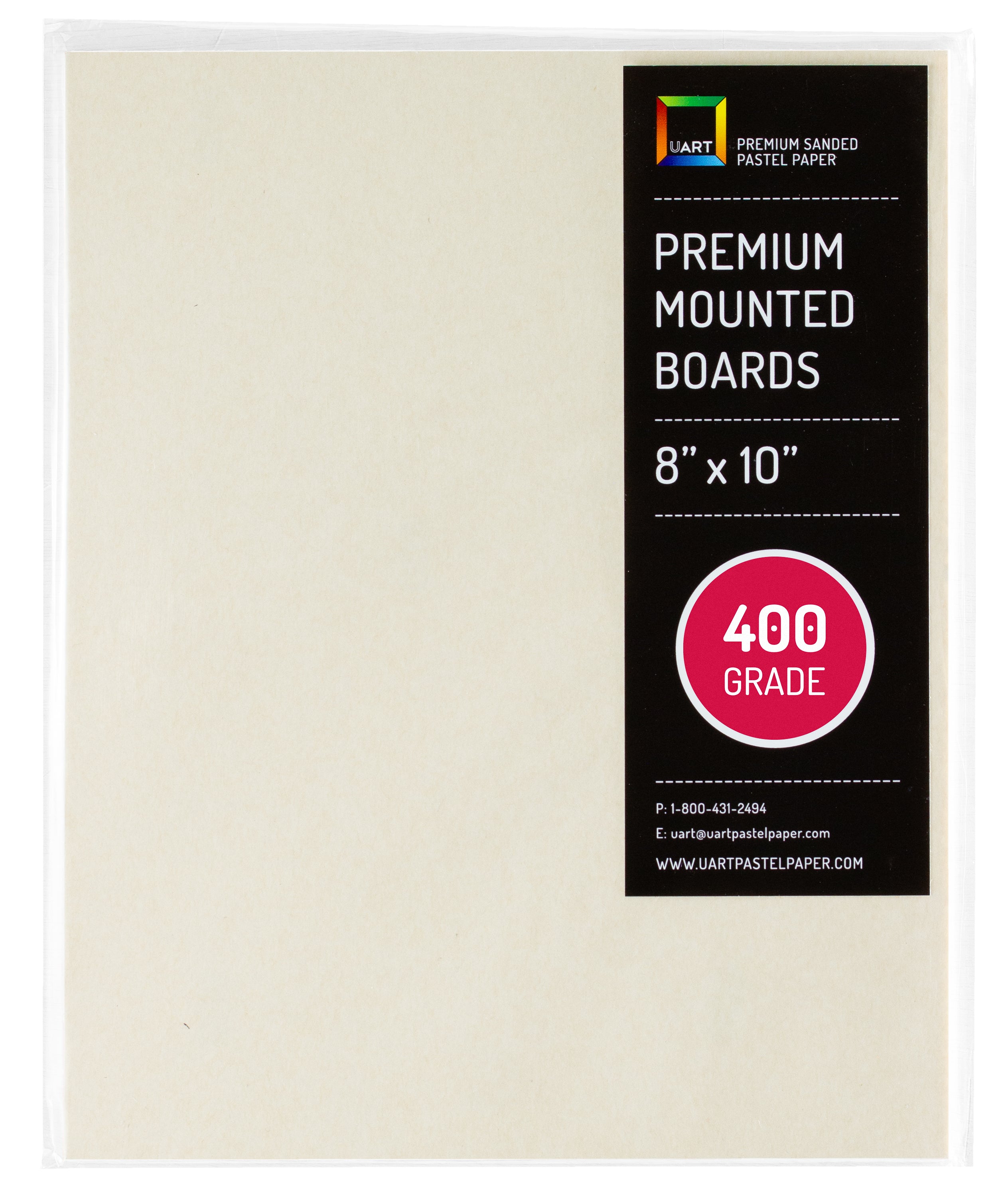 Premium Sanded Pastel Paper Mounted Board
