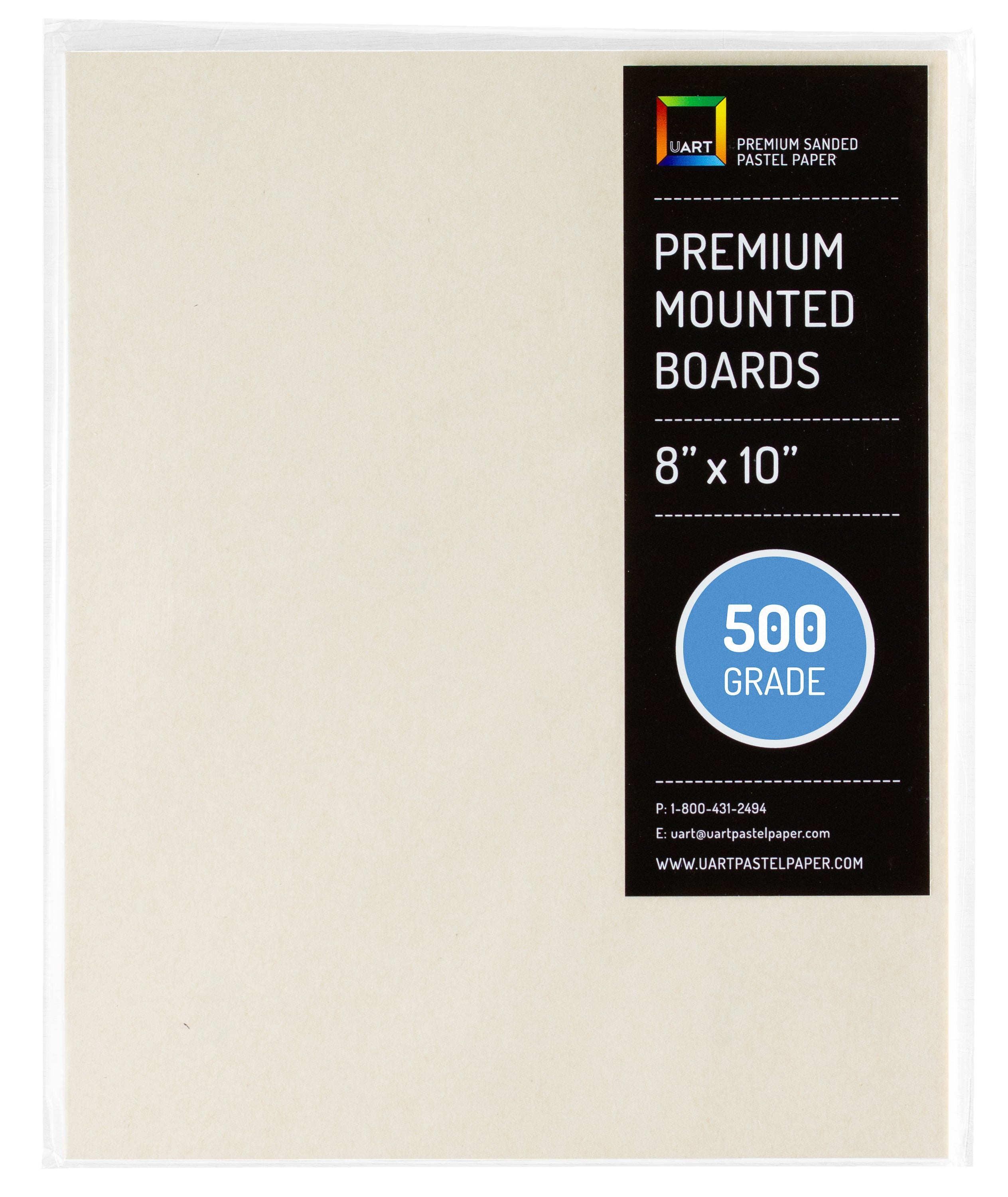 Premium Sanded Pastel Paper Mounted Board