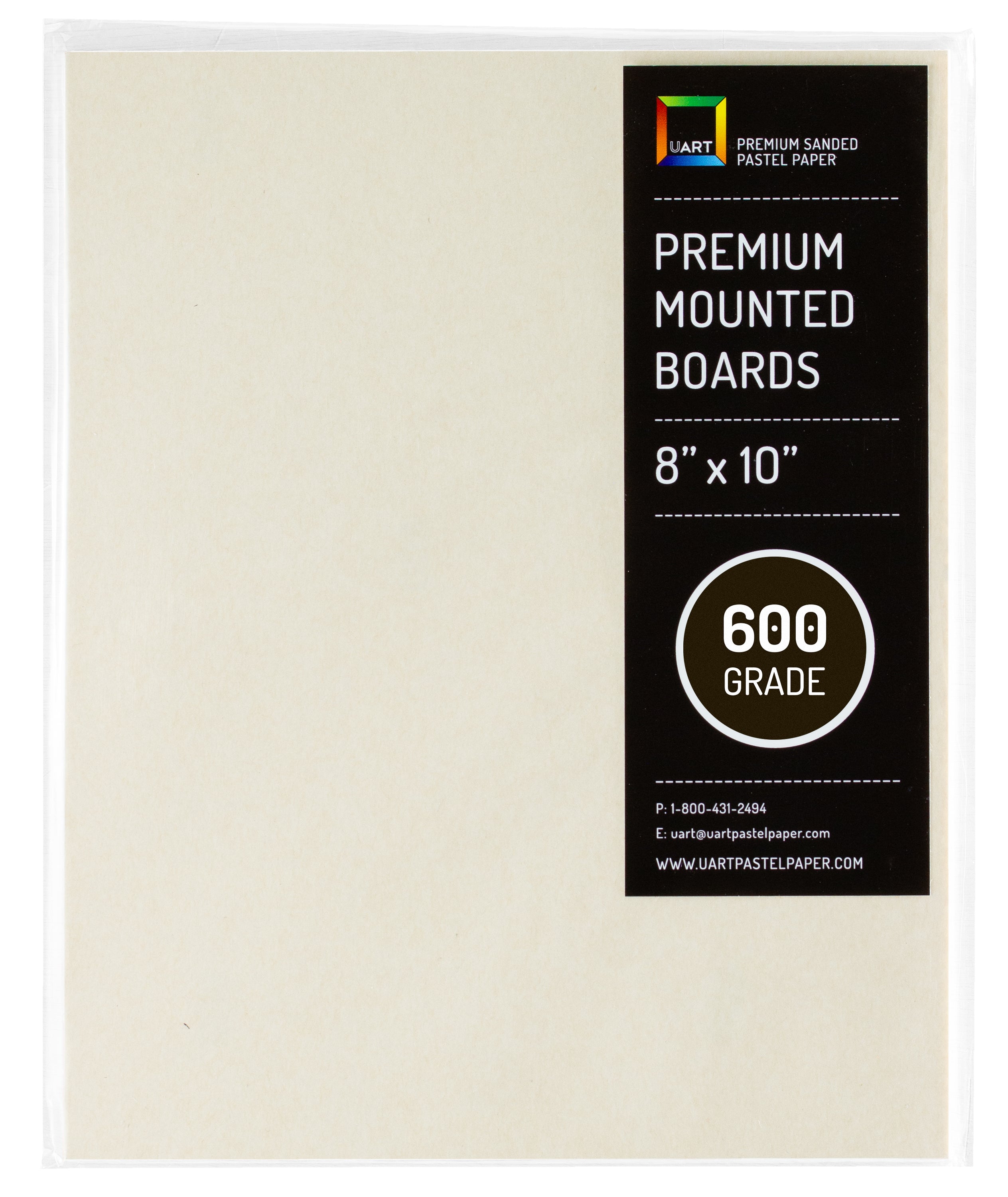 Premium Sanded Pastel Paper Mounted Board