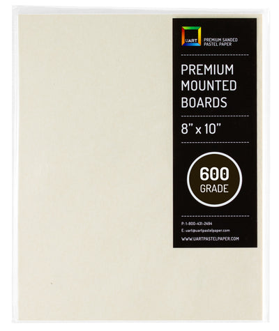 Premium Sanded Pastel Paper Mounted Board