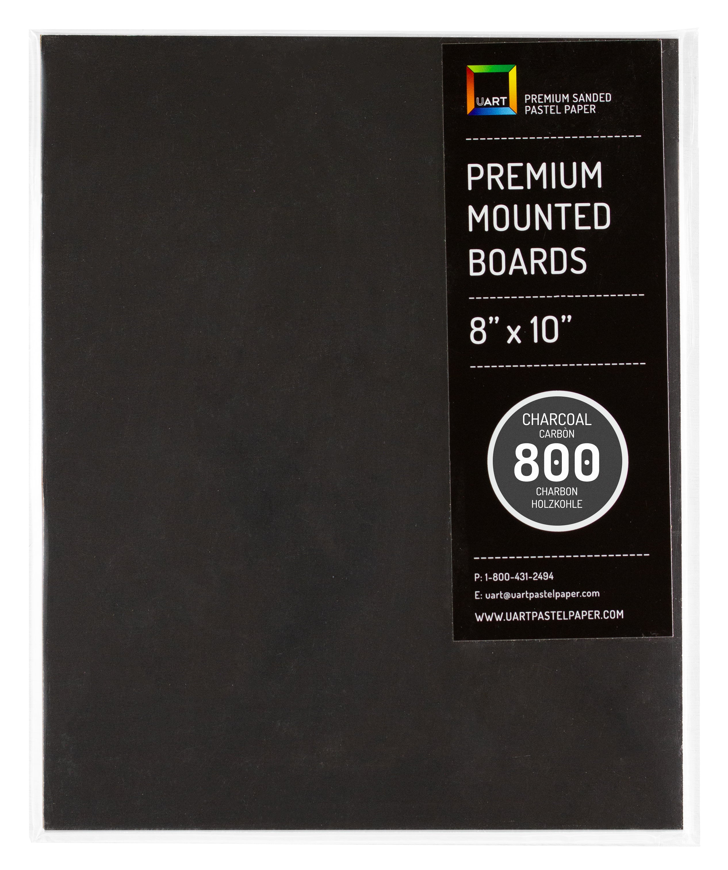 Premium Sanded Pastel Paper Mounted Board