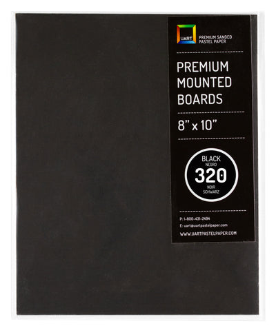 Premium Sanded Pastel Paper Mounted Board