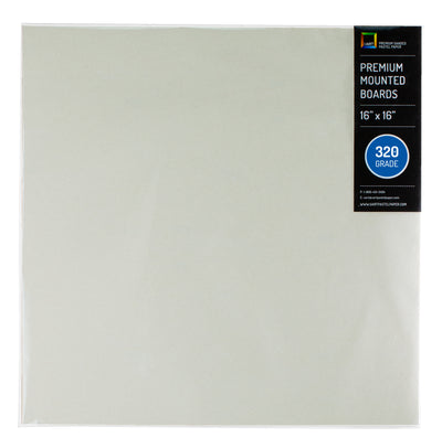 Premium Sanded Pastel Paper Mounted Board