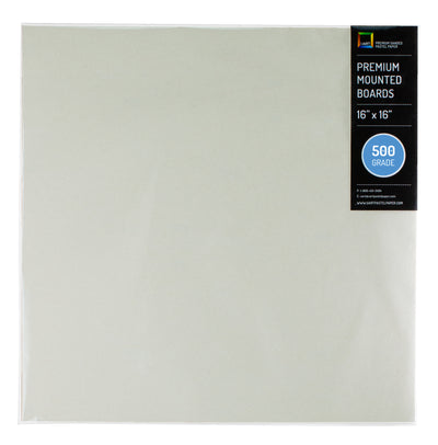 Premium Sanded Pastel Paper Mounted Board