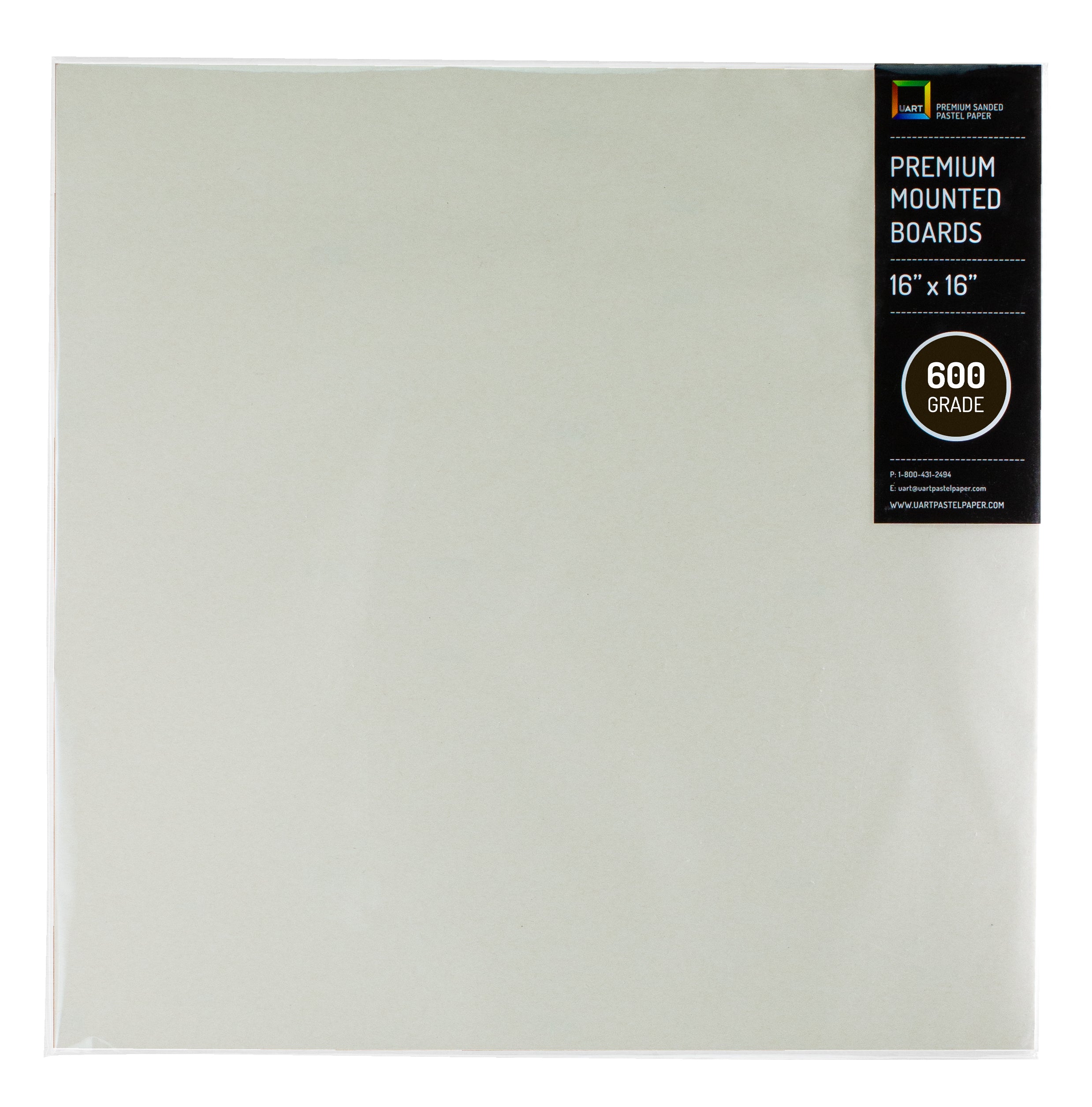 Premium Sanded Pastel Paper Mounted Board
