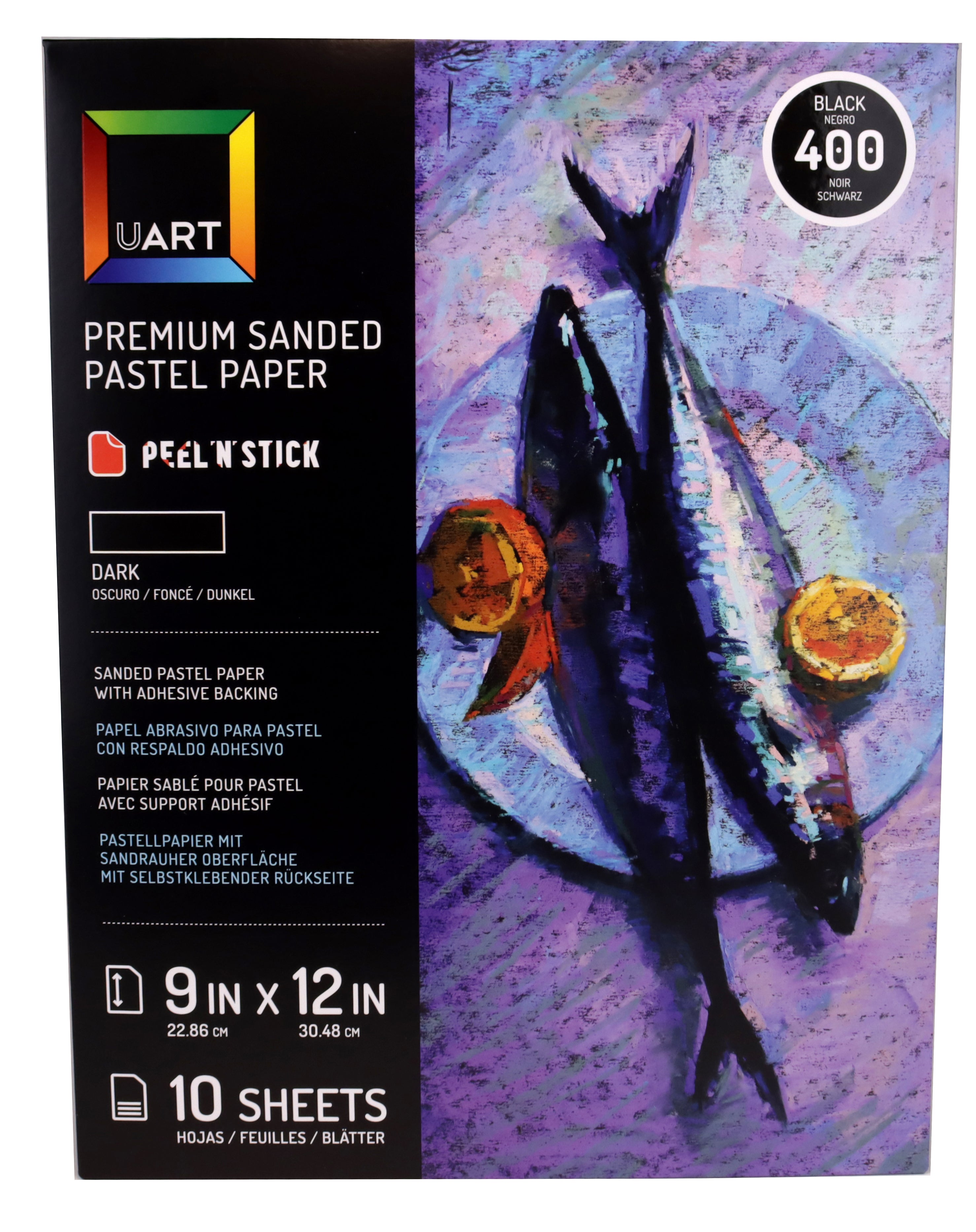 Premium Sanded Pastel Paper Peel 'N' Stick Sheets