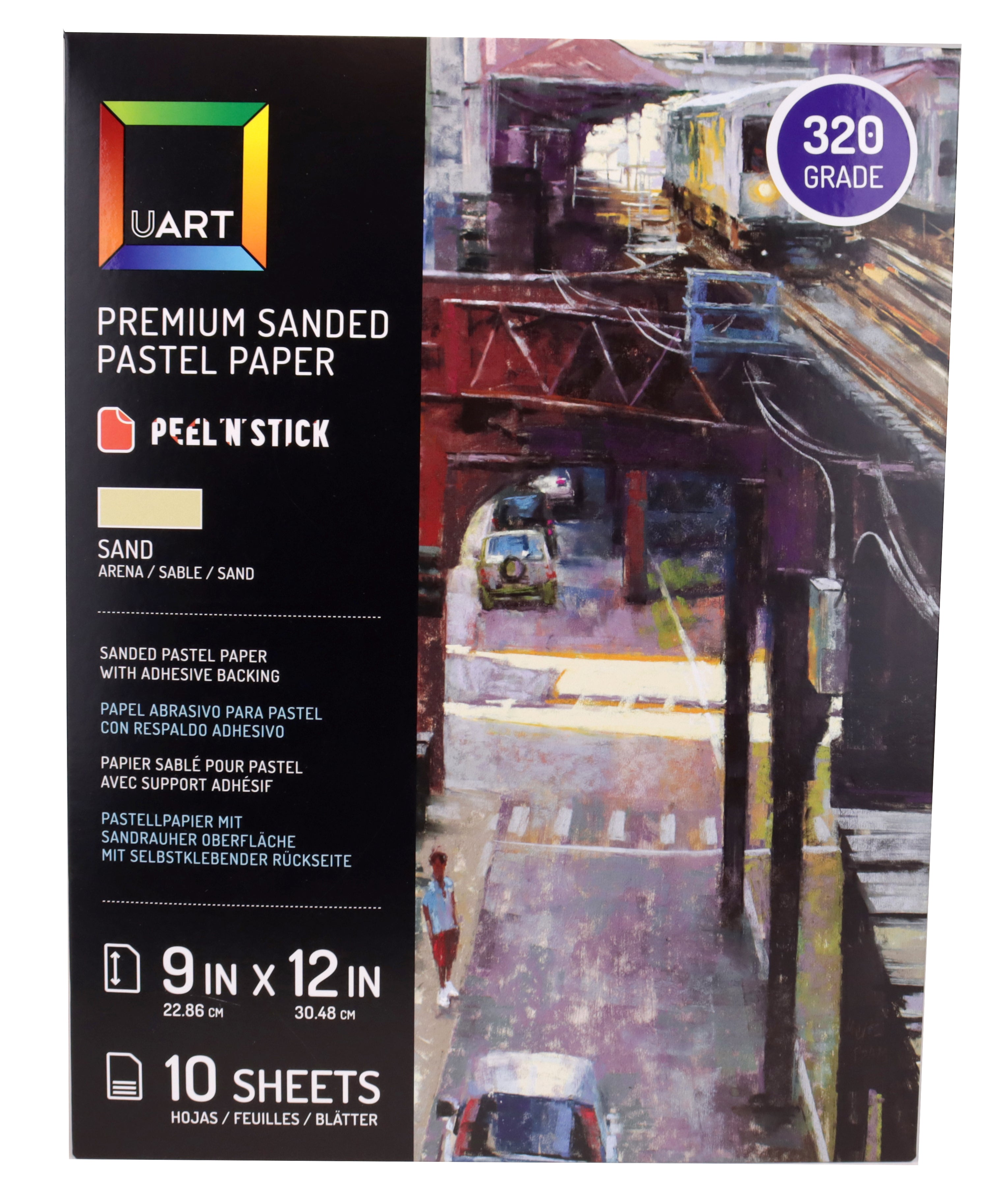 Premium Sanded Pastel Paper Peel 'N' Stick Sheets